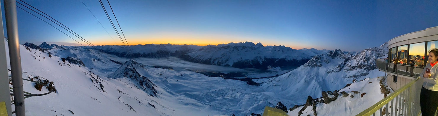 Piz Nair St Moritz Sunrise